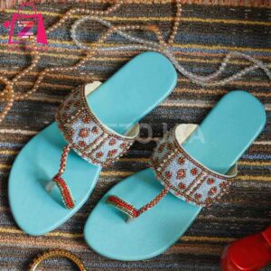 Stylish designer wear Kolhapuri chappal