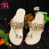 Multicolor handmade Kolhapuri chappal