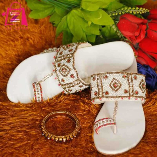 Multicolor Kolhapuri chappal